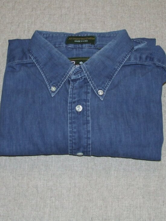 Purist Other - Vintage Purist Denim Shirt Men's XXL Relaxed Fit 100% Cotton Long Sleeve